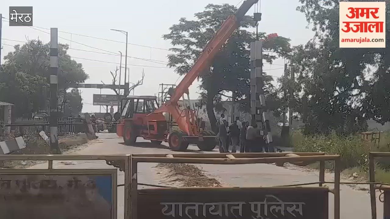 Meerut: Electricity remained closed from Bamba bypass till noon, passengers got upset