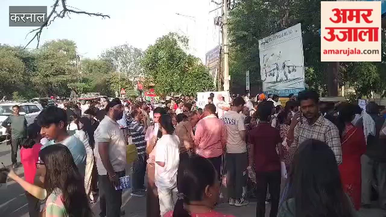 2732 candidates appeared for the NEET exam at 8 centres in Karnal.