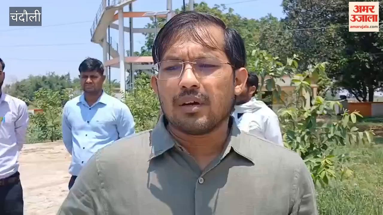 DM chandauli Conducts Surprise Inspection Agency Fined for Negligence