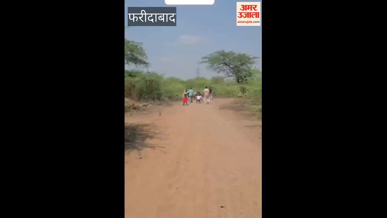 Police and villagers chased away eight youths who had arrived at lake to bathe
