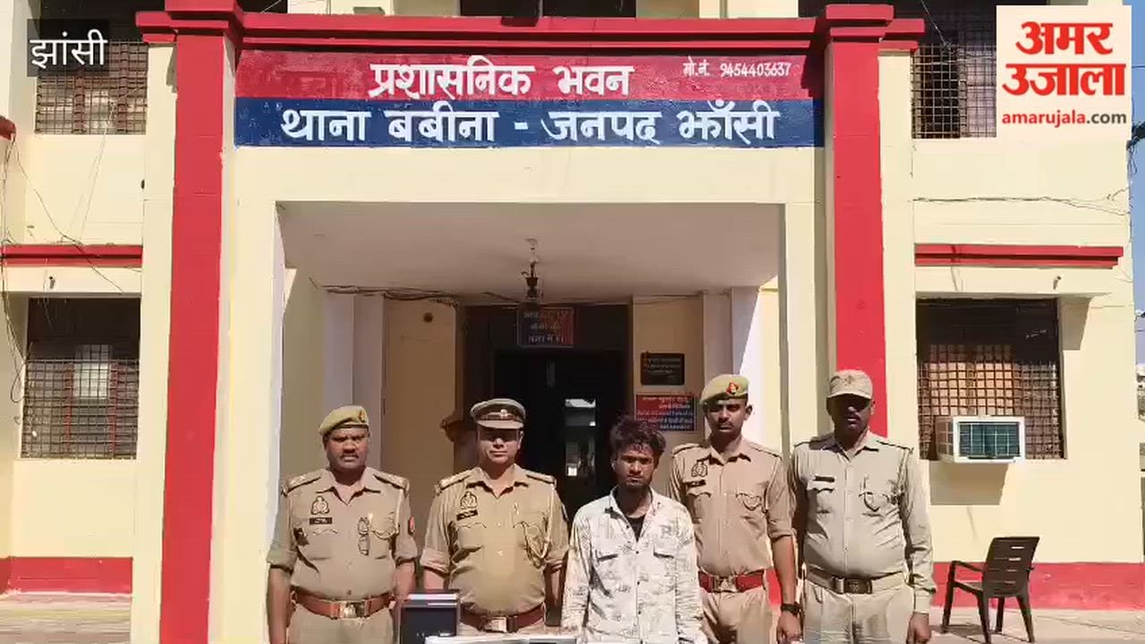 Babina police caught a cunning thief during checking.