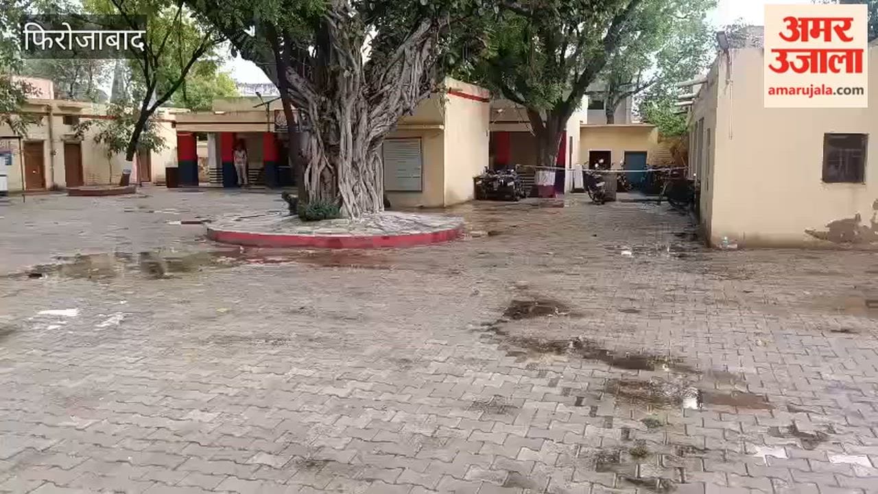 Heavy rain lashes Narkhi in Firozabad