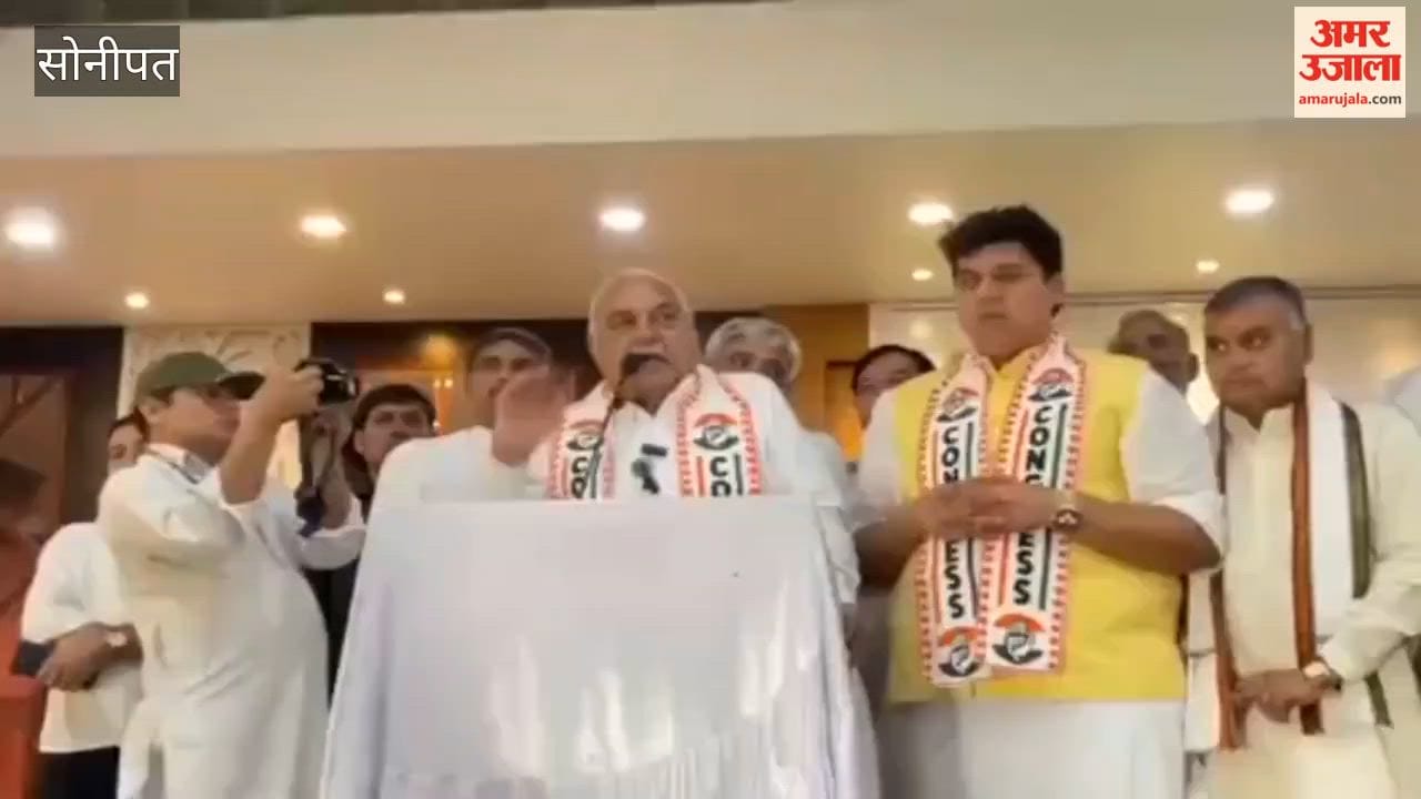 Hooda and Raj Babbar Take Charge of Election Campaign in Sonipat; Fire Sharp Questions at BJP Government