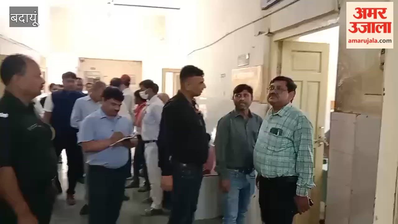 AD Health Inspects District Hospital Reviews Health Services in Budaun