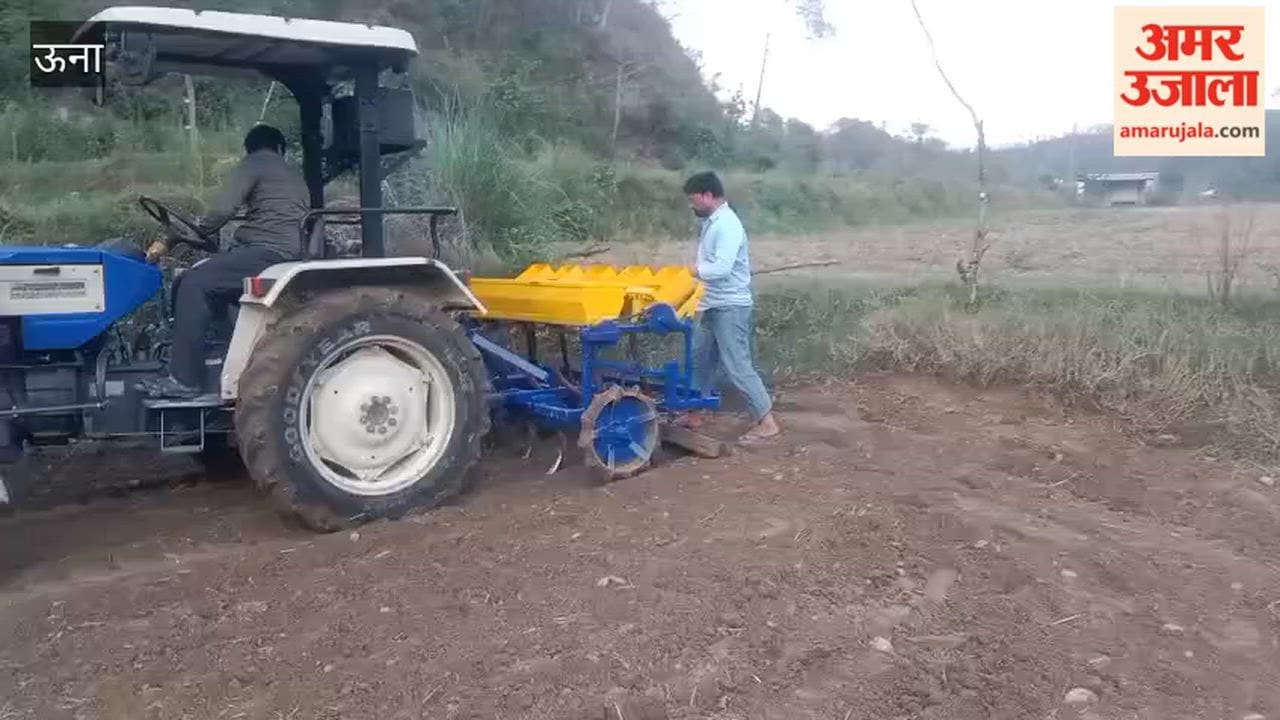 Una: Late-Night Rain Proves a Boon; Maize Sowing Accelerated with Seed Drills