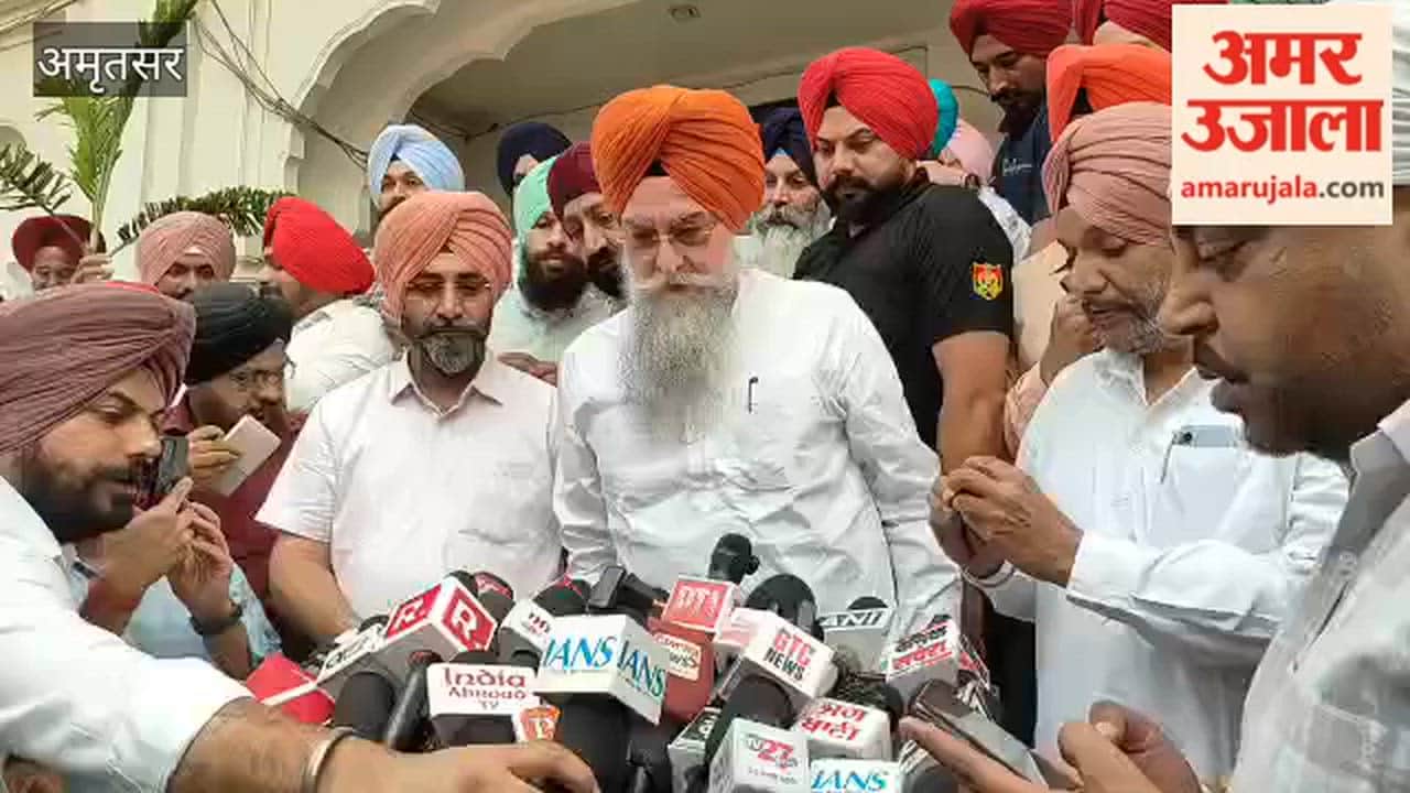 Assembly Speaker Kultar Singh Sandhwan meets the Jathedar of Sri Akal Takht regarding the sacrilege law.