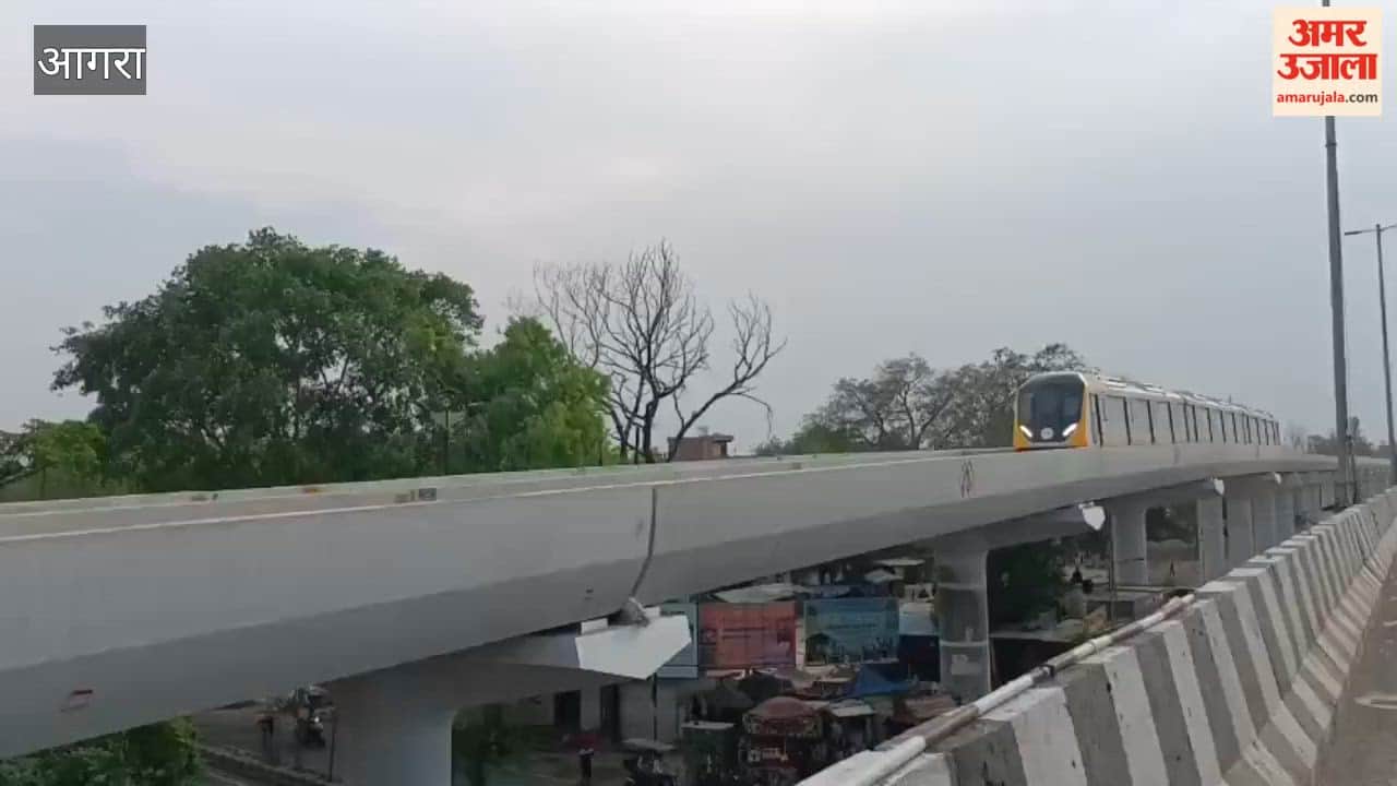 Agra Metro Signal Trial Begins Up to ISBT