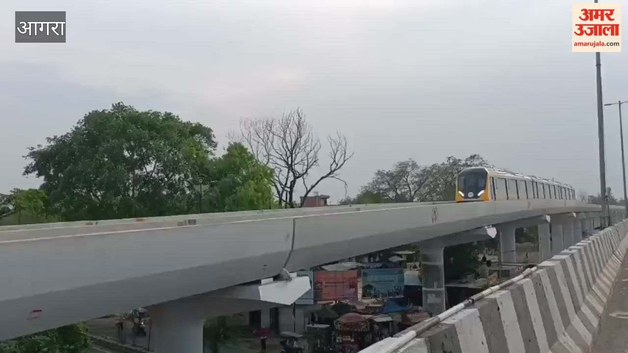Agra Metro Signal Trial Begins Up to ISBT