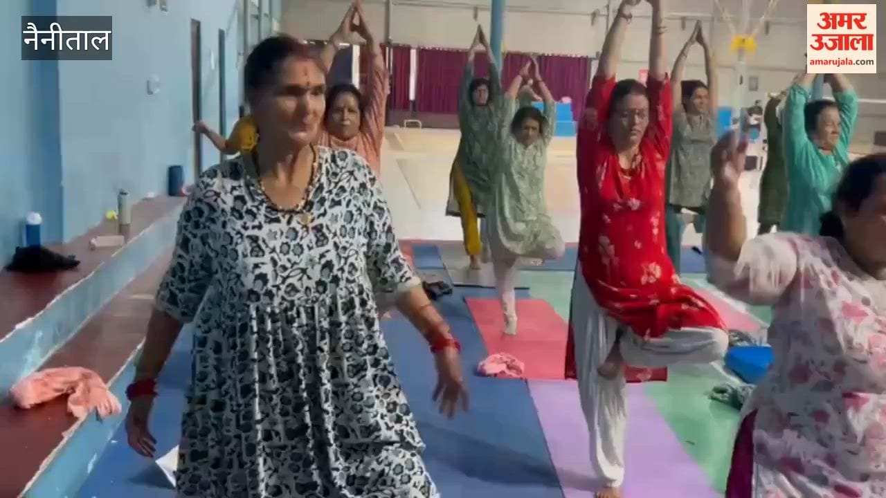 Camp at Judge Farm, people learning the art of living a healthy life through yoga
