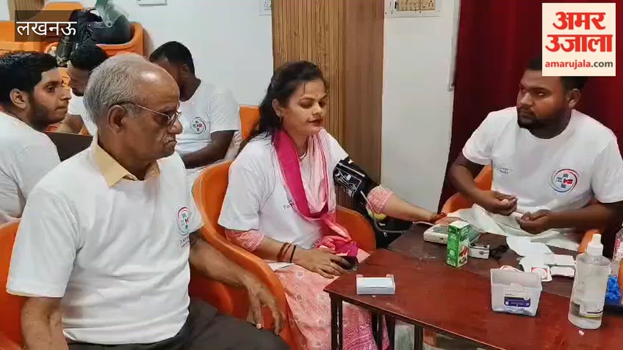लखनऊ में मेडिकल सेल की ओर से स्वास्थ्य शिविर का आयोजन