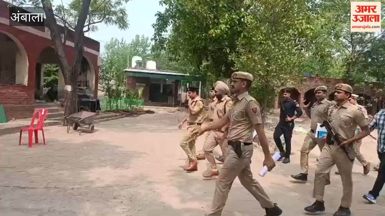 Ambala SP Inspects Polling Stations; Says No Anti-Social Element Spreading Rumors Will Be Spared