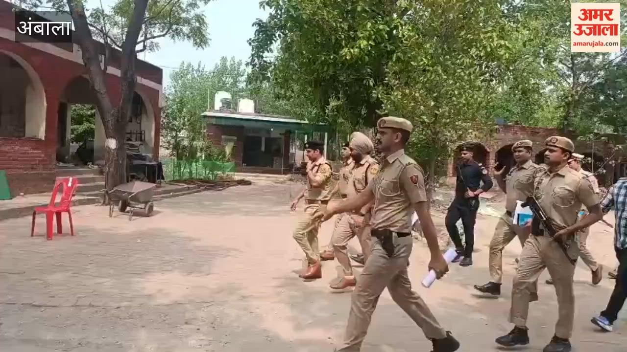 Ambala SP Inspects Polling Stations; Says No Anti-Social Element Spreading Rumors Will Be Spared