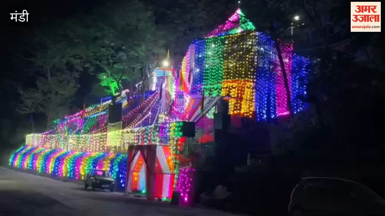 Mandi A Special Conjunction Marks This Year's Shani Jayanti  Chhoti Kashi Shani Dham Adorned in Grand Style