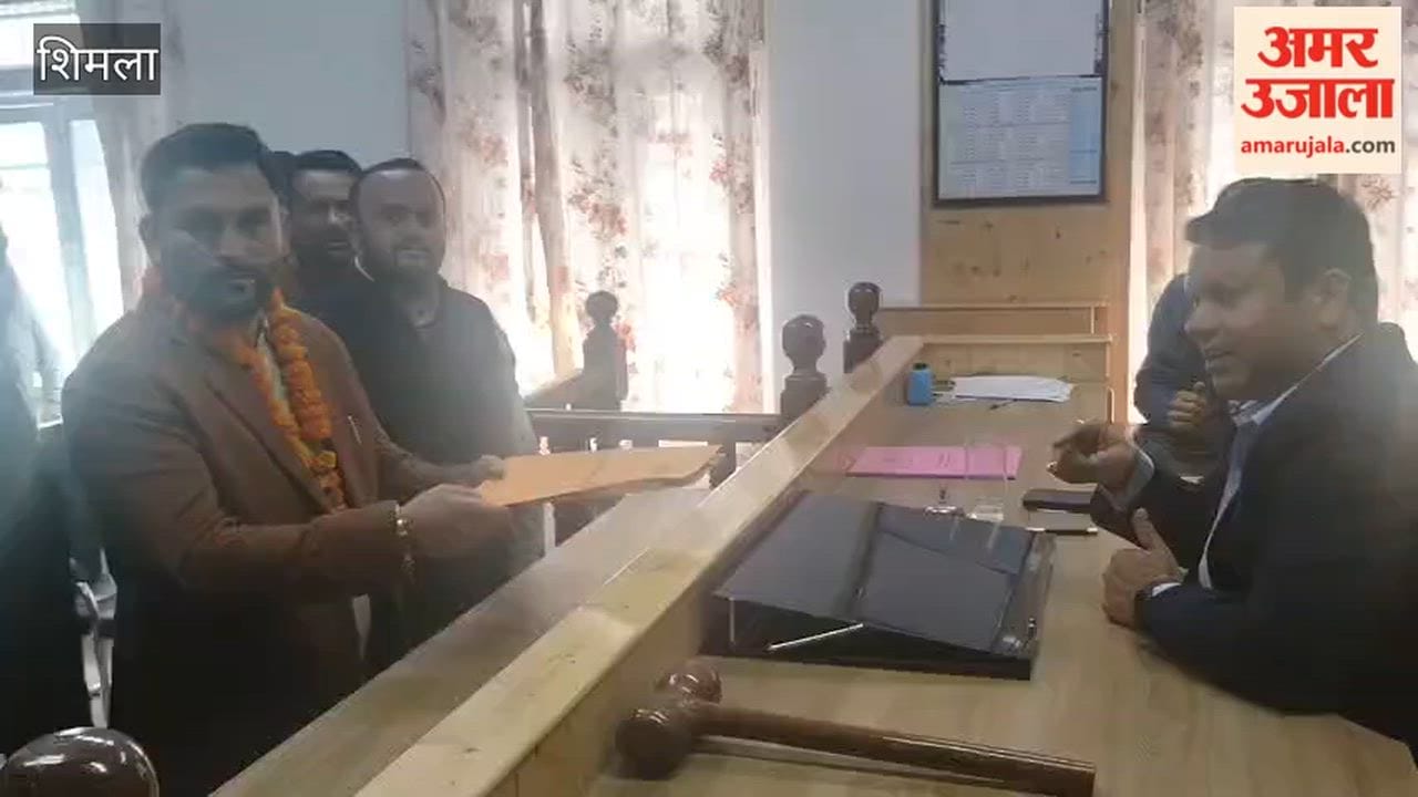 Shimla: Bunty Kayath Files Nomination from Seema Rantadi Ward