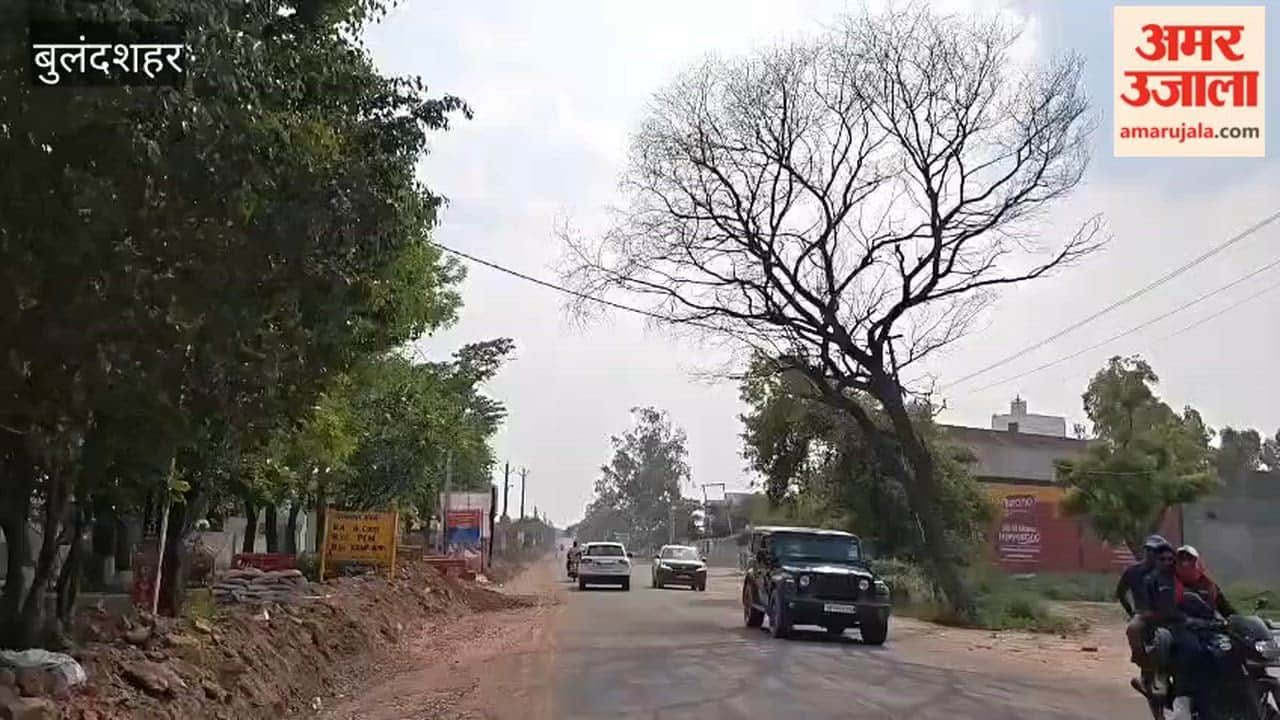 Vehicles going to airport from Bulandshahr will be full speed Bilaspur-Jewar road is being widened