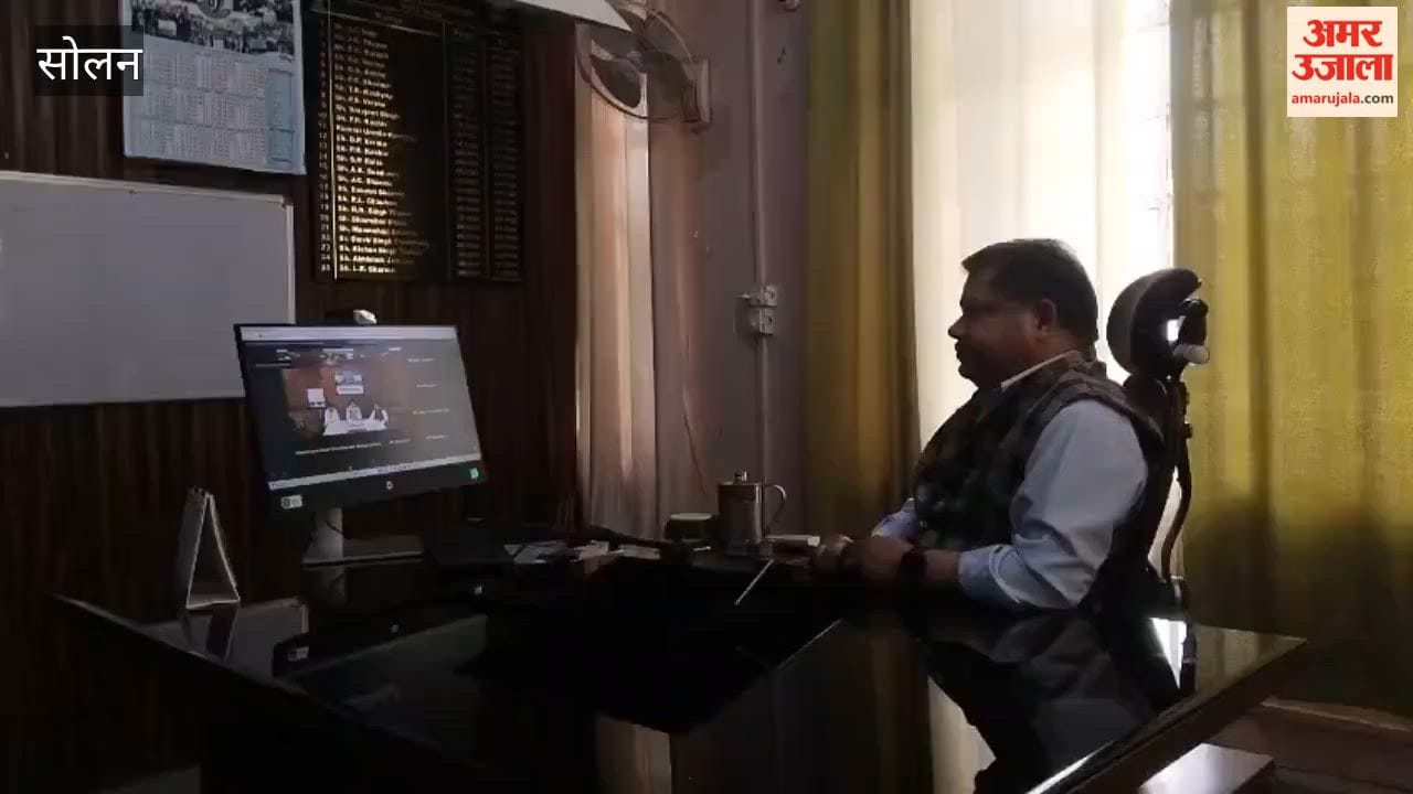 Solan: Election Commission Organizes Virtual Meeting at the Election Officer's Office for Dharampur Block