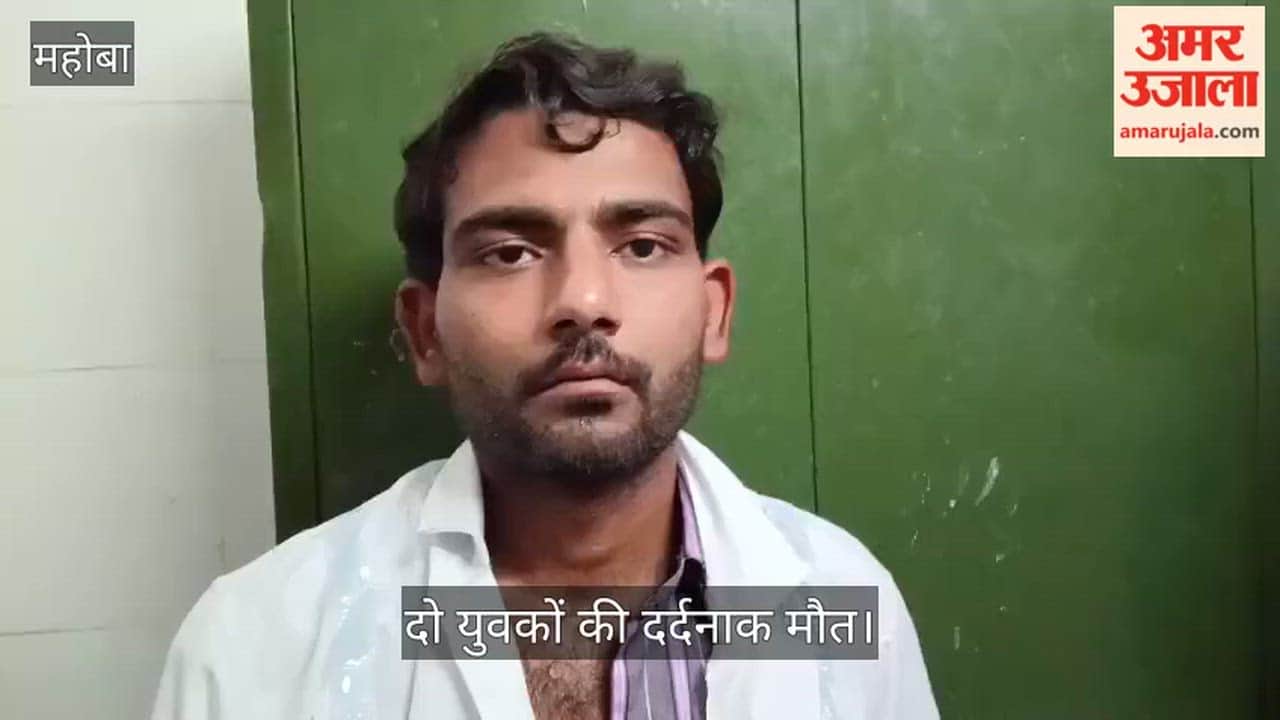 Mahoba After a collision a truck dragged trapped motorcyclists for 200 meters