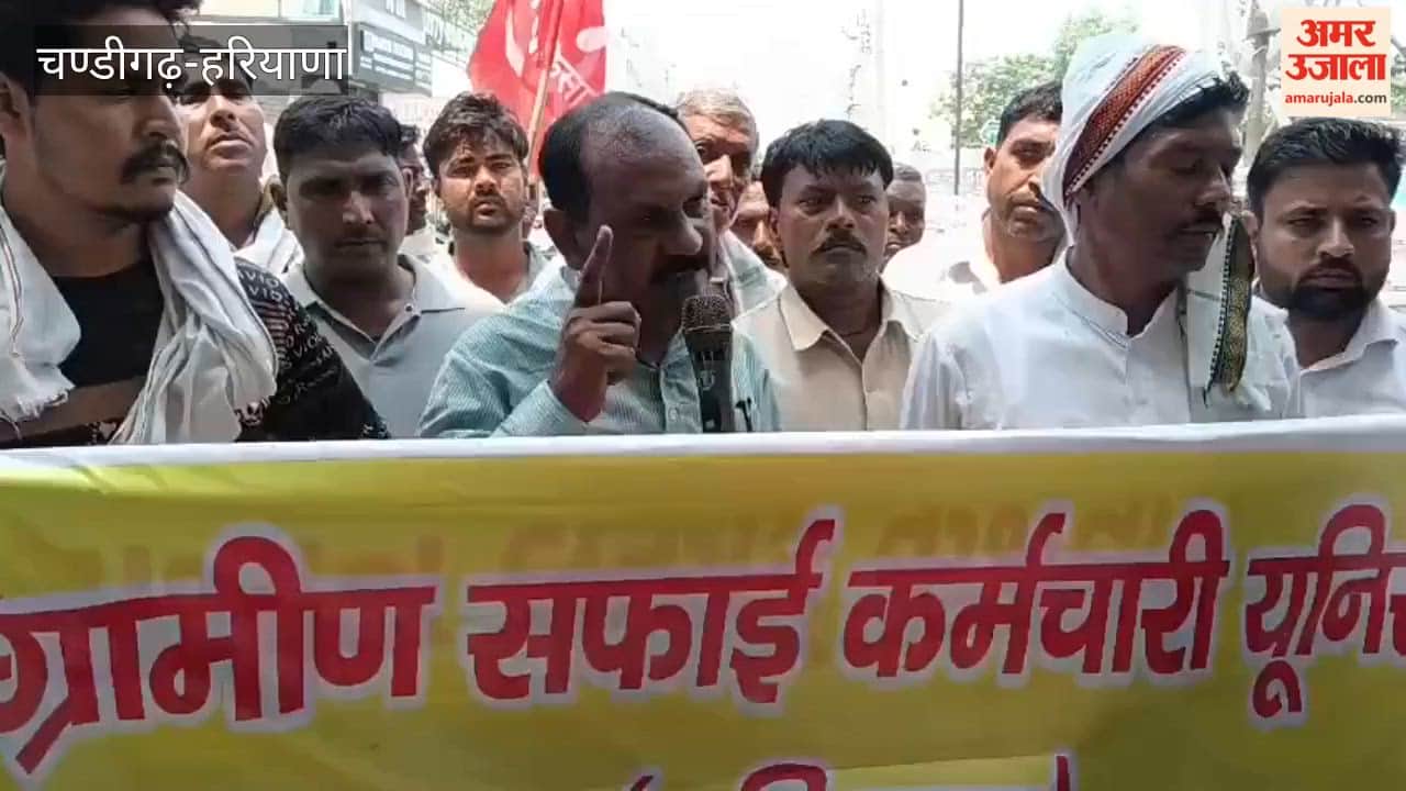 Sit-in protest by rural sanitation workers begins in Haryana; decision regarding future course of action to be taken tomorrow.