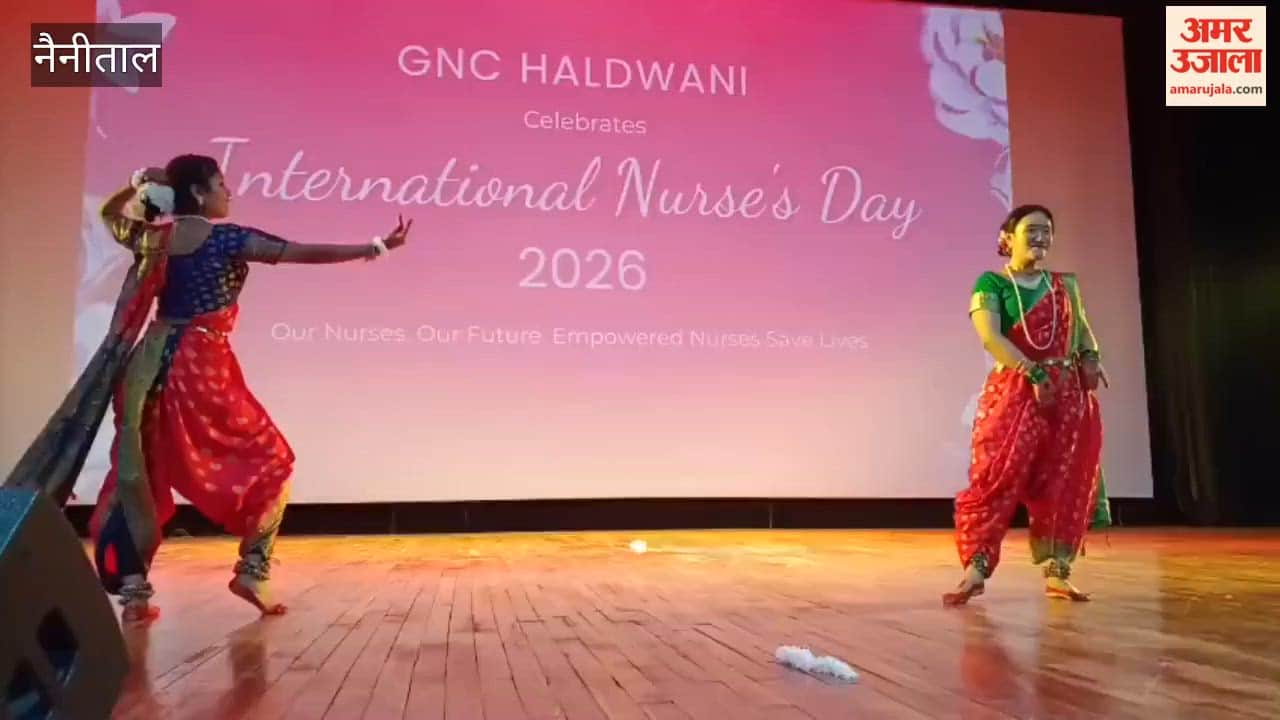 Students gave a colourful presentation on International Nursing Day in the Medical College auditorium