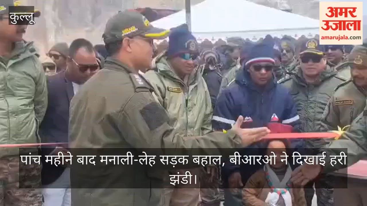 Manali-Leh Road Restored After Five Months; BRO Gives the Green Signal