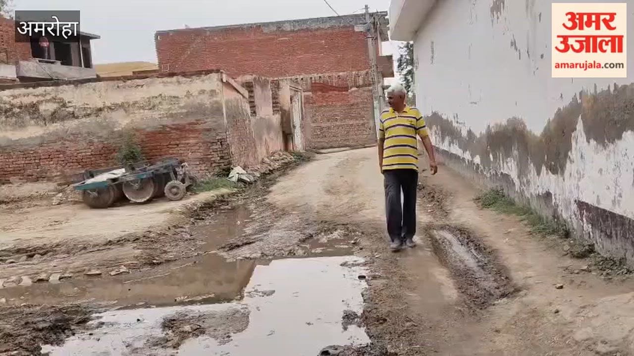 Broken roads and drains choked with filth are the hallmarks of Muradpur village