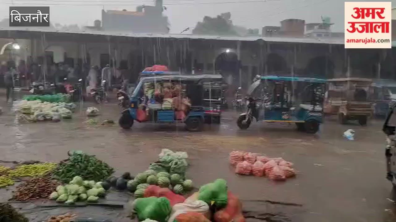 Bijnor: Light Rain Accompanied by Strong Winds; Relief from Heat