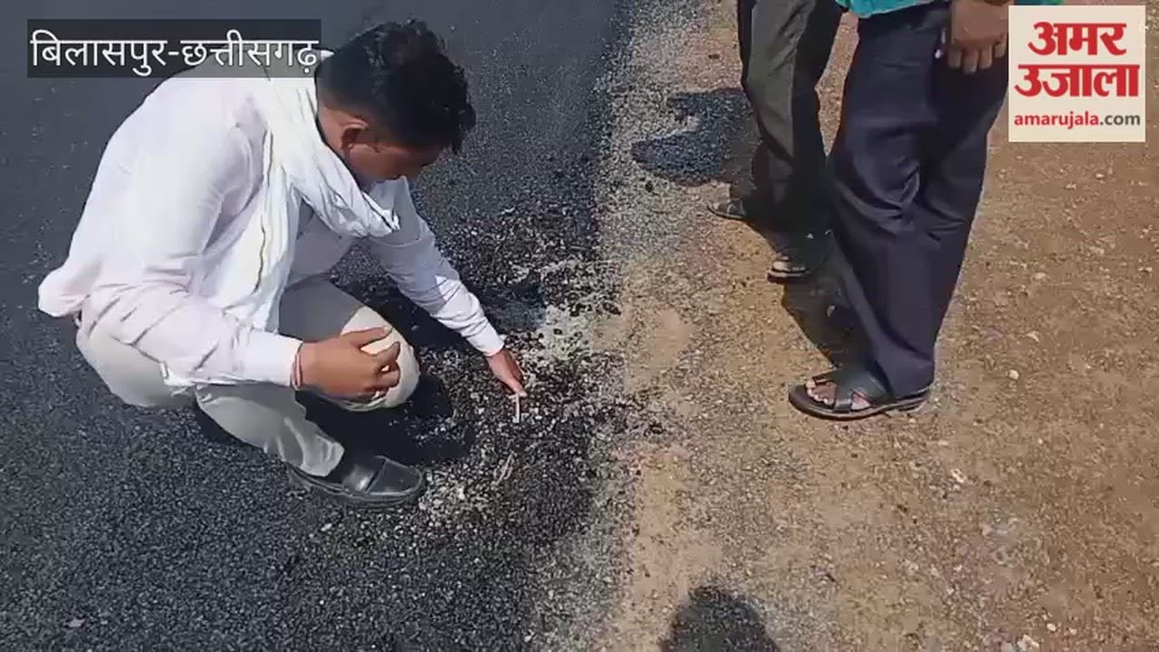 Negligence in road construction worth crores in Bilaspur