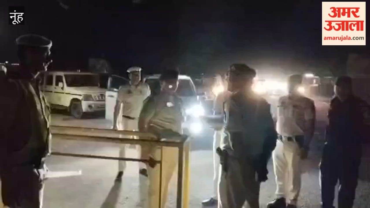 Nuh SP Arpit Jain himself took to the streets at night