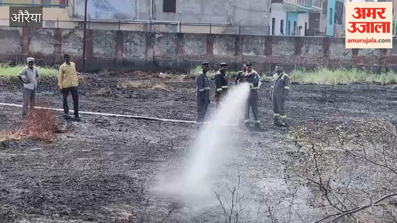 Auraiya: Massive Fire Breaks Out in Mandi Committee Complex; Brought Under Control After Arduous Efforts