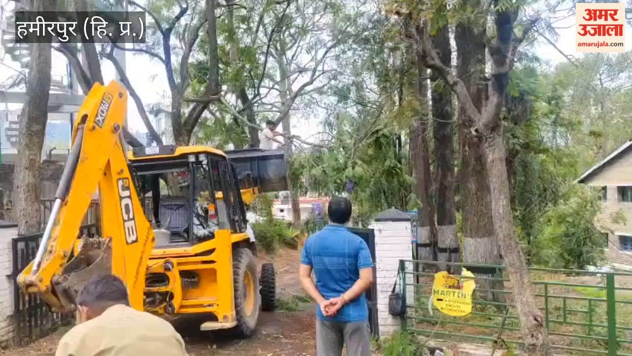Hamirpur: Electric Poles Toppled by Storm; Power Supply Disrupted