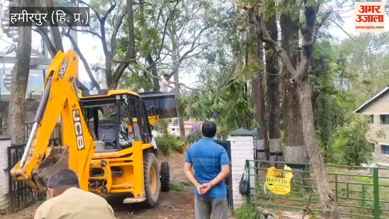 Hamirpur: Electric Poles Toppled by Storm; Power Supply Disrupted