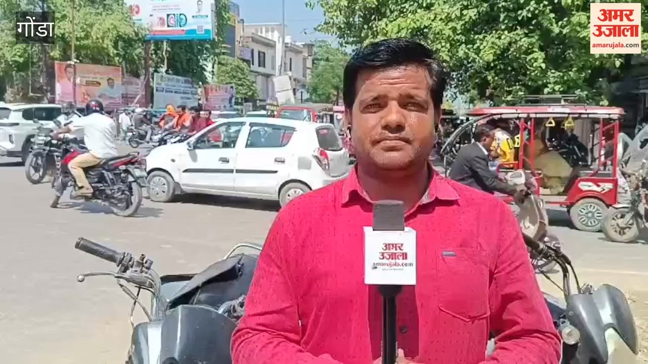 गोंडा में धूप की तल्खी से लोग बेहाल, फिर छूटने लगे पसीने