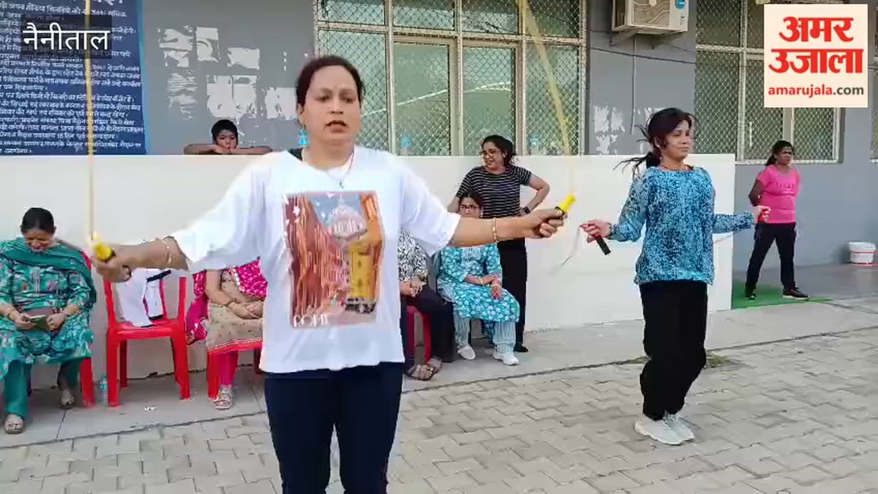 Walk race, rope jumping and swimming competition organized by the District Sports Department in Haldwani