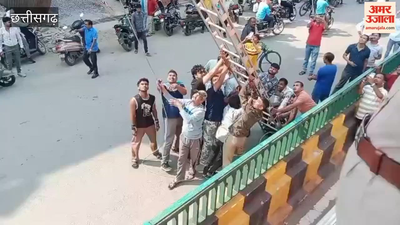 Video: बीच सड़क पर युवती का हाईवोल्टेज ड्रामा; यूनिपोल पर चढ़कर काटा बवाल