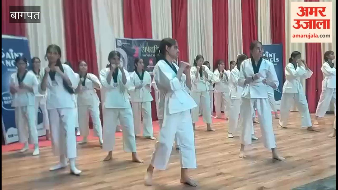 Baghpat: Inspired to learn martial arts in St. Angels Public School