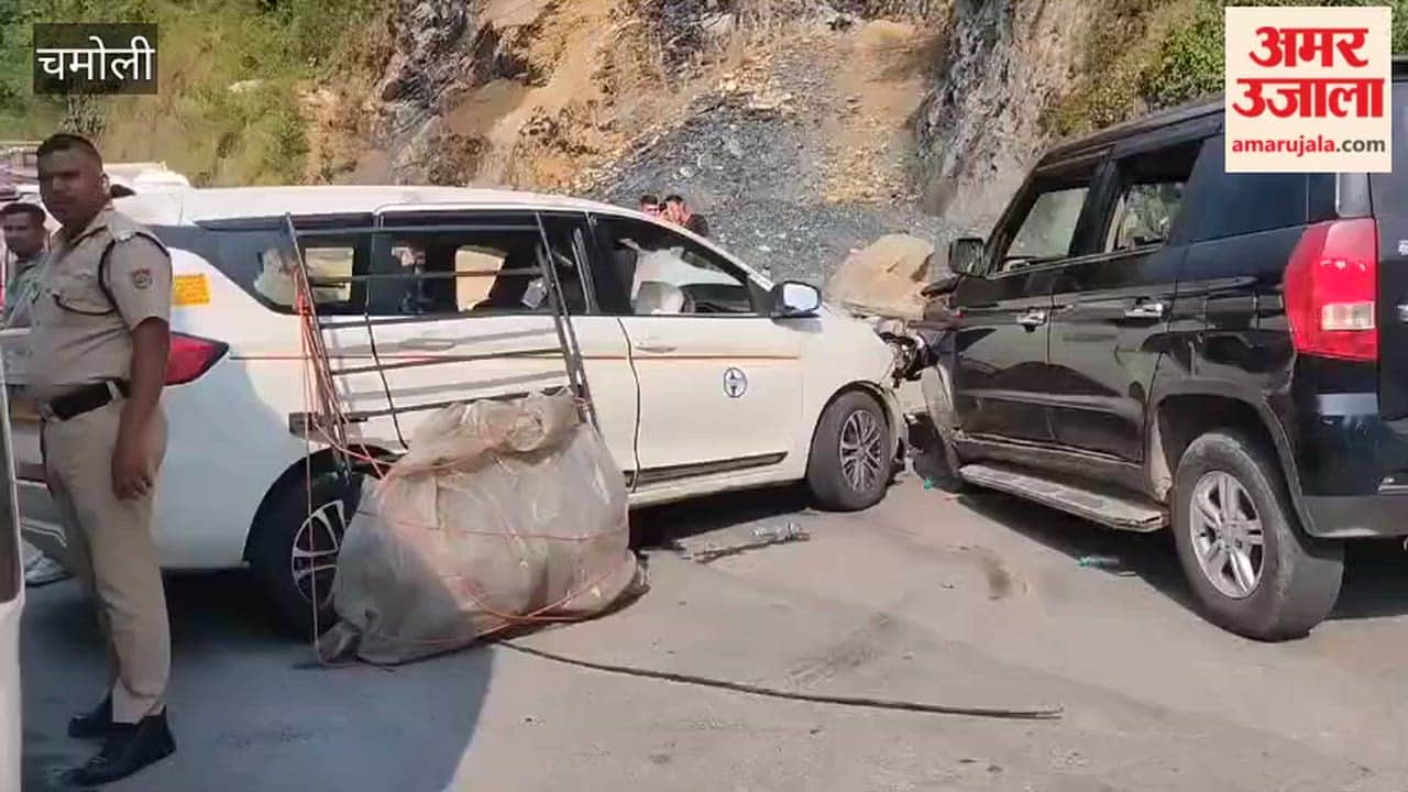VIDEO: Two Vehicles Collide at Kaleshwar on Badrinath Highway