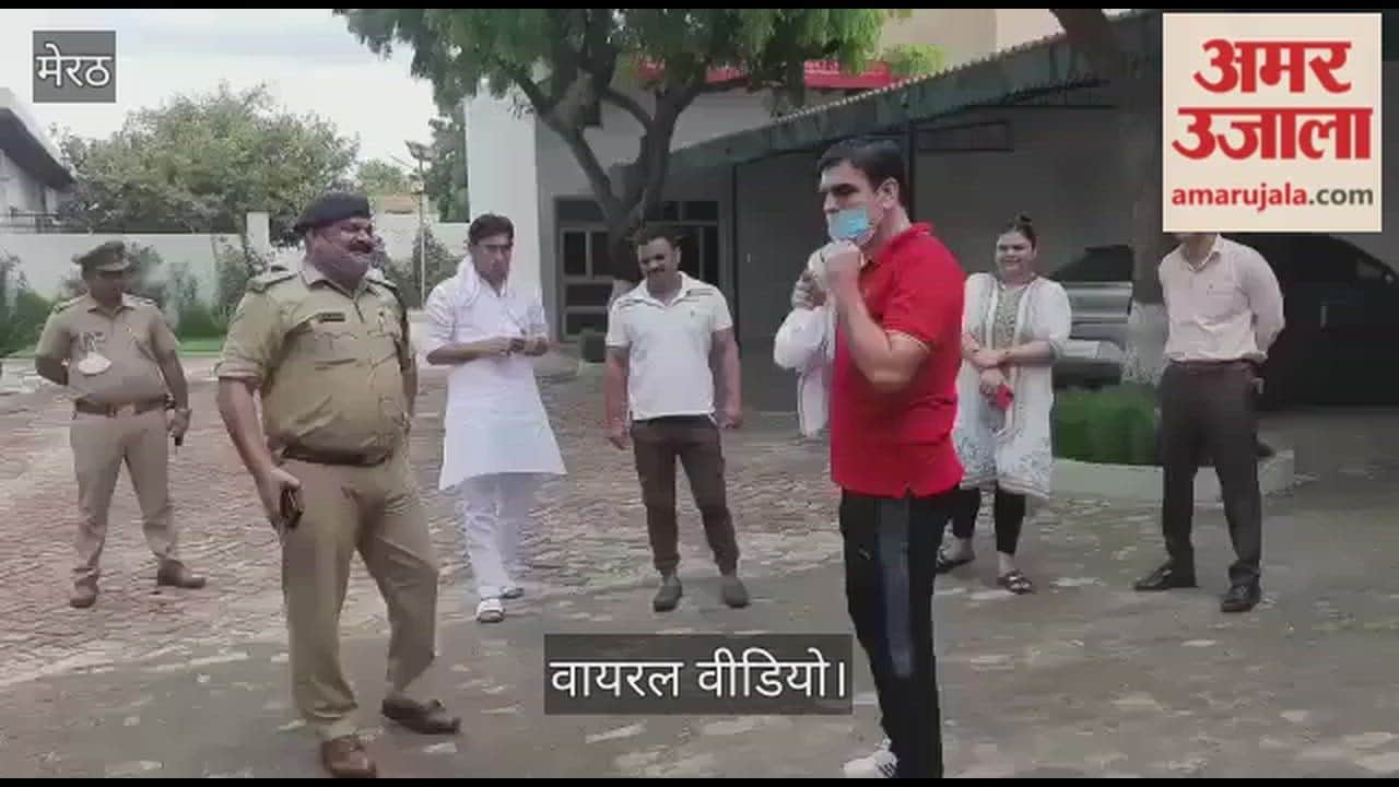 Meerut: Raid in search of gangster Udham Singh; Video showing Tashan to CO goes viral