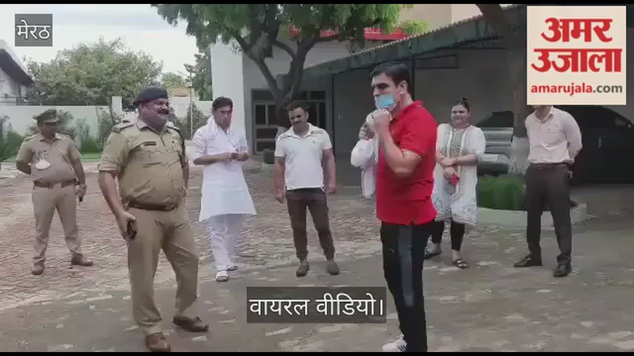 Meerut: Raid in search of gangster Udham Singh; Video showing Tashan to CO goes viral