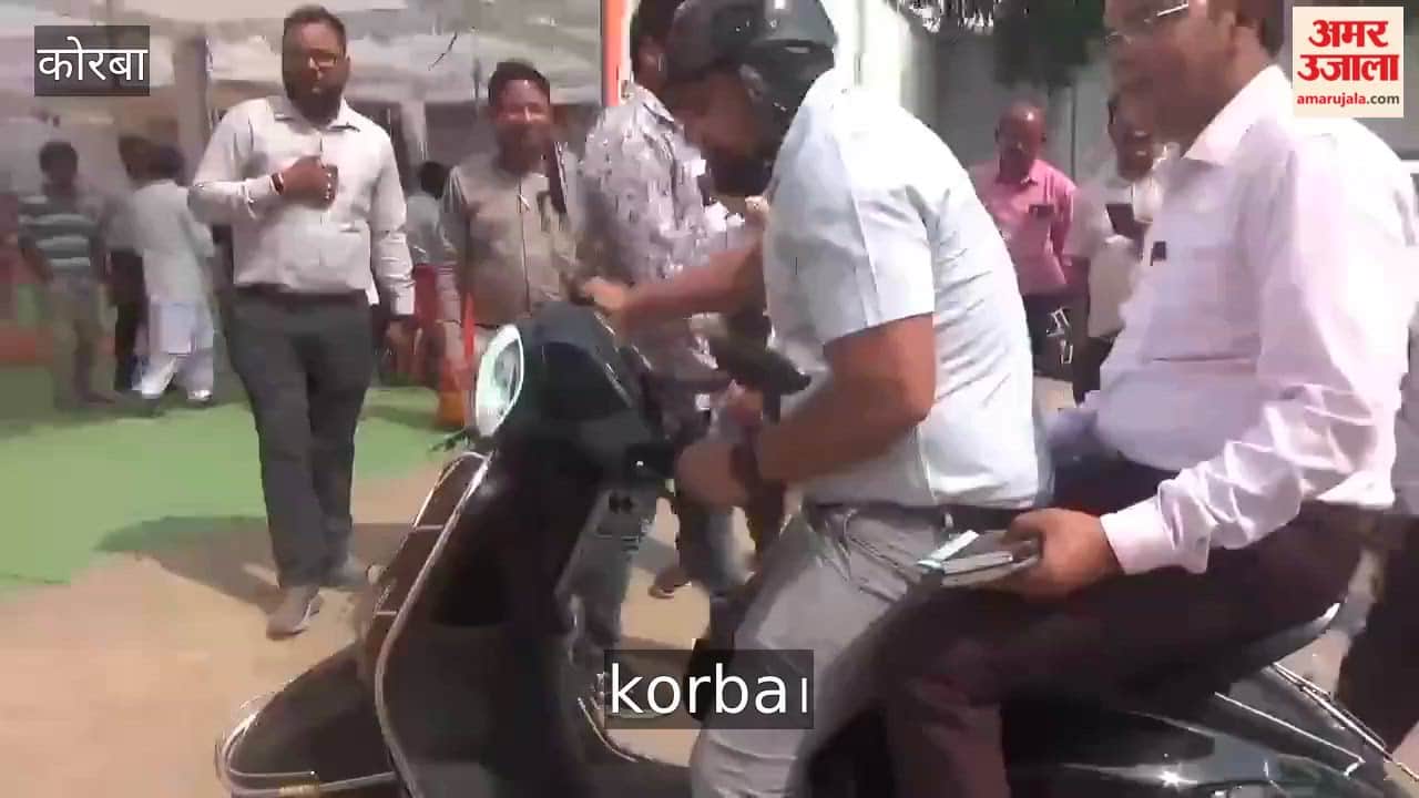 Commissioner Ashutosh Pandey Reaches Zonal Office on E-Bike video