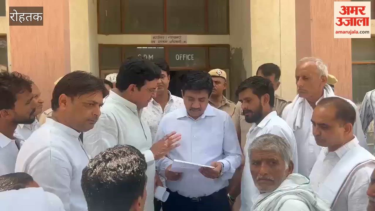 Villagers in Baliyana, Rohtak, met with the SDM to request the shifting of a new high-tension power line.