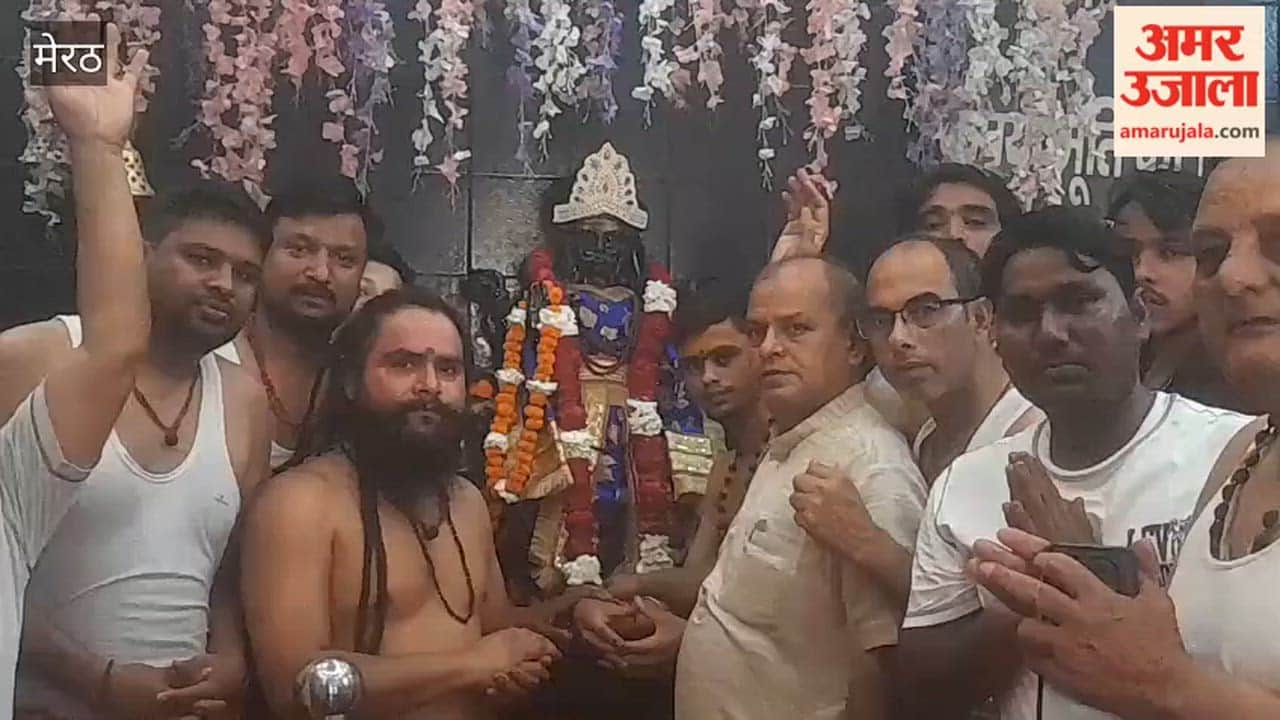Meerut: Panchamrit Abhishek and Special Worship of Lord Shani Held at Baba Jwala Giri Ashram on Shani Amavasya and Shani Jayanti