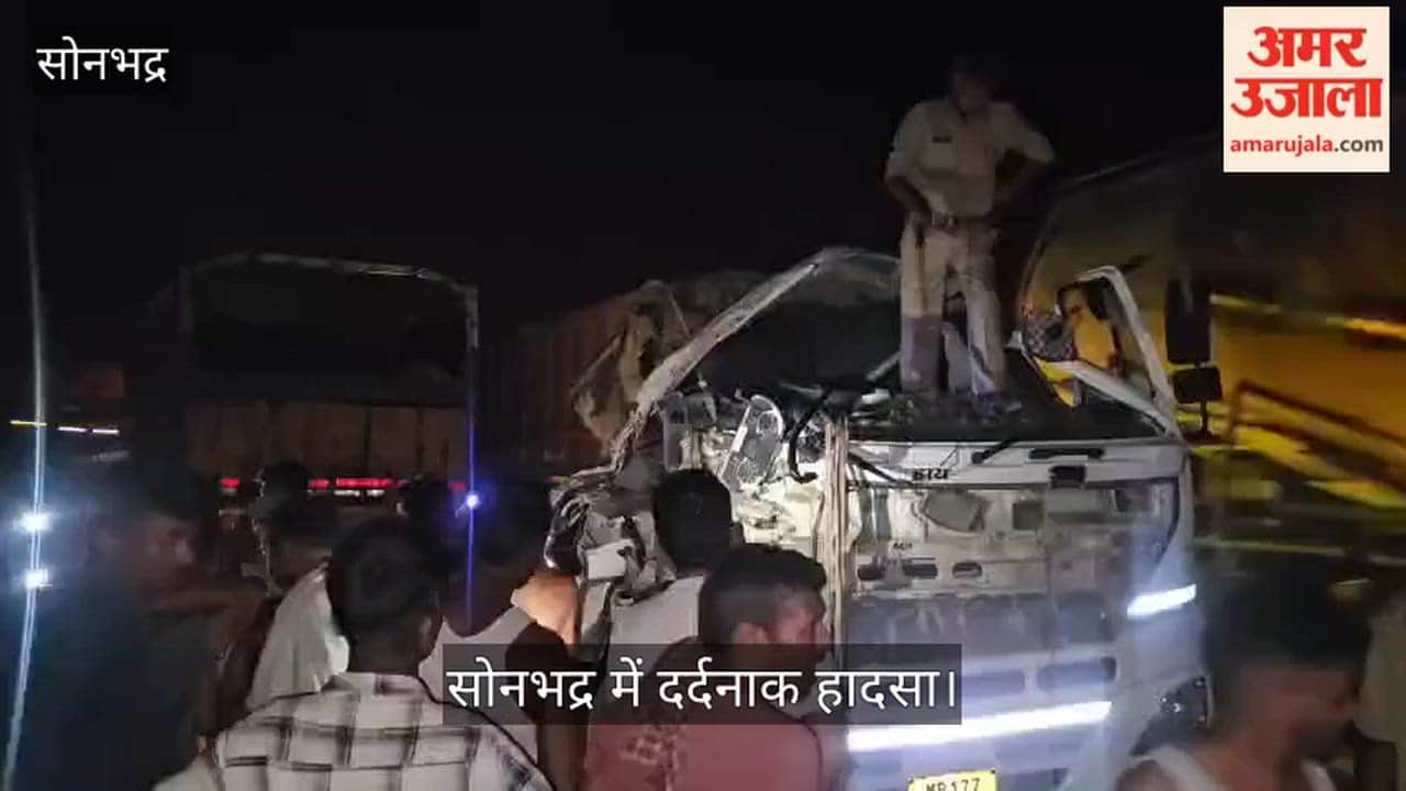 Driver killed in truck-trailer collision in sonbhadra
