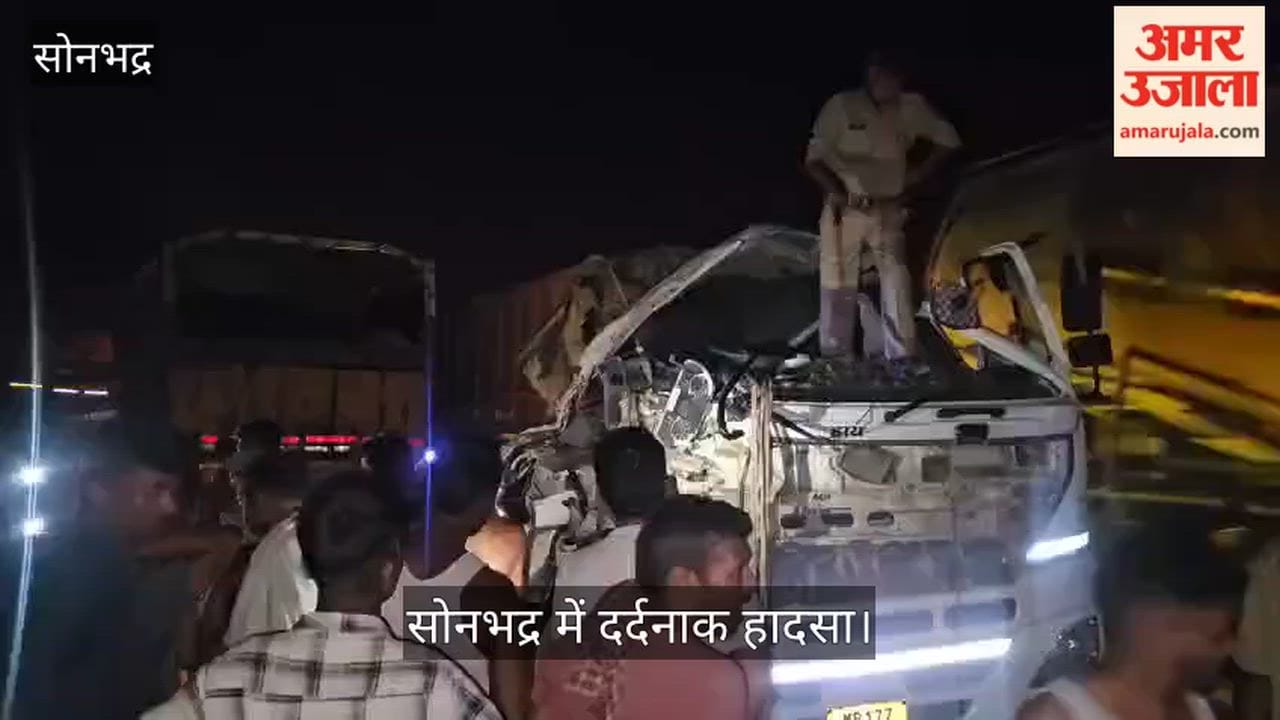 Driver killed in truck-trailer collision in sonbhadra