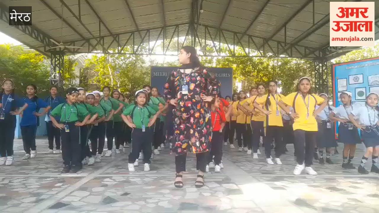 Free Summer Camp Organized at Meerut Public School for Girls, Students Participate in Zumba Exercise