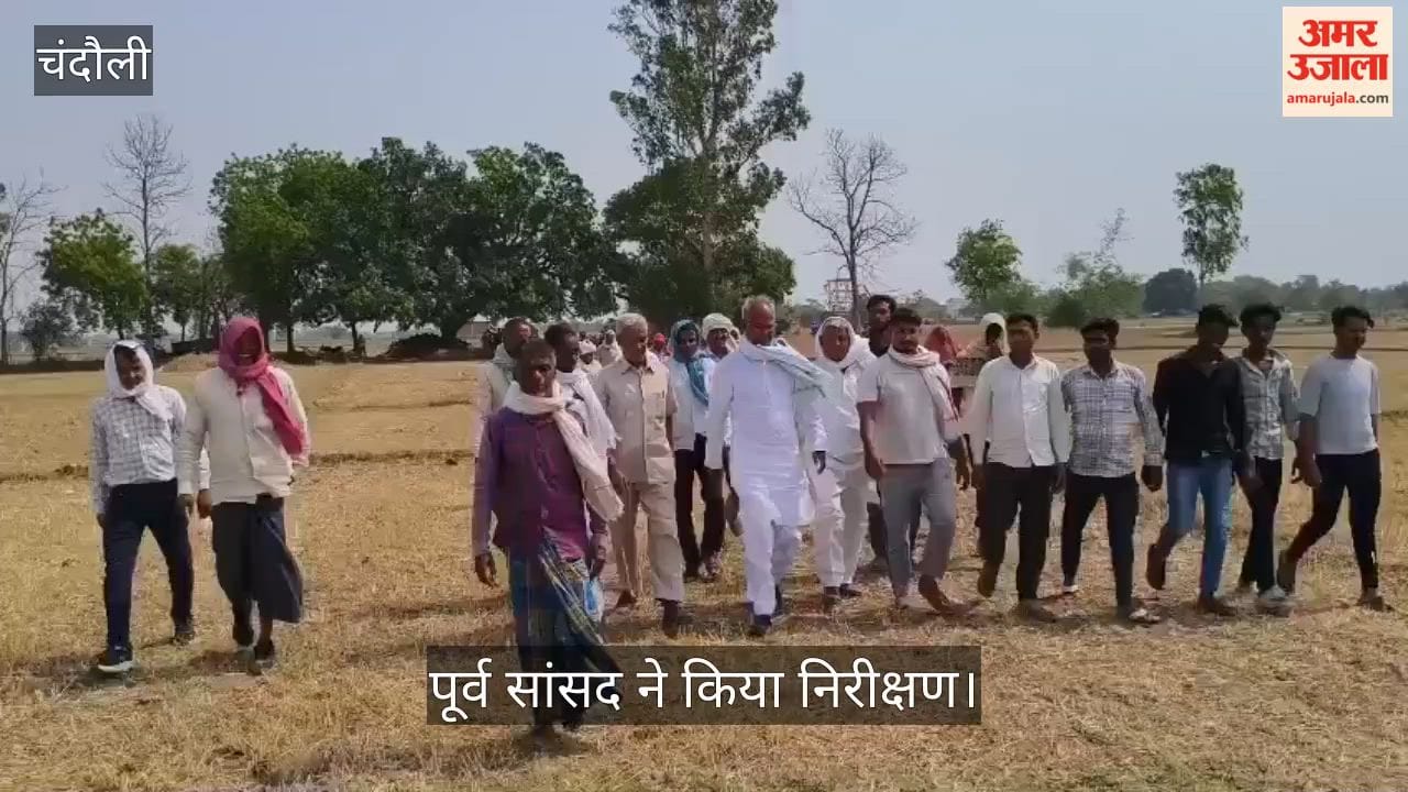 Former MP Inspects Ongoing Excavation Work in the Garai River in Chandauli
