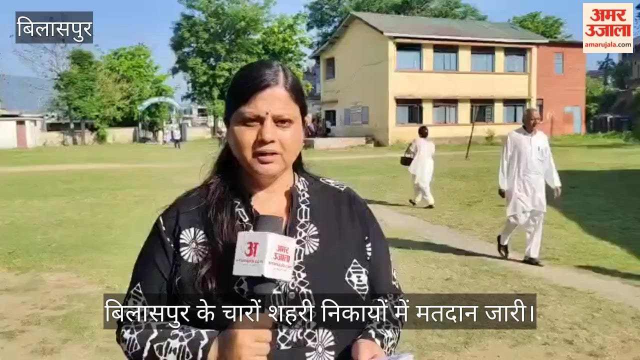 Voting Underway in All Four Urban Bodies of Bilaspur: Watch Video Report