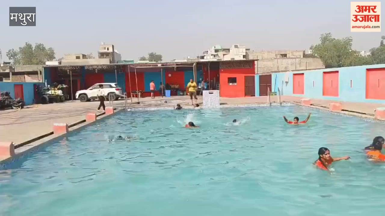 Cross-country and swimming competitions were organized in Mathura