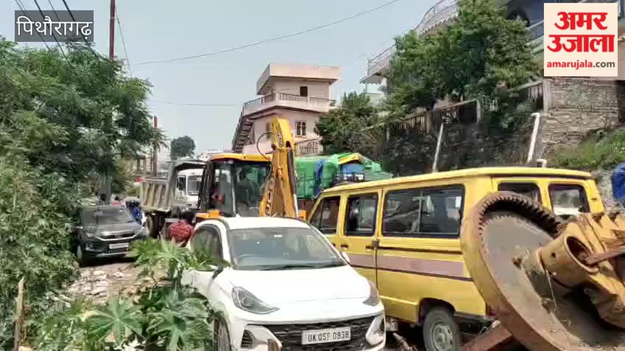 Crowds of vehicles gathered at fuel stations, blocking roads