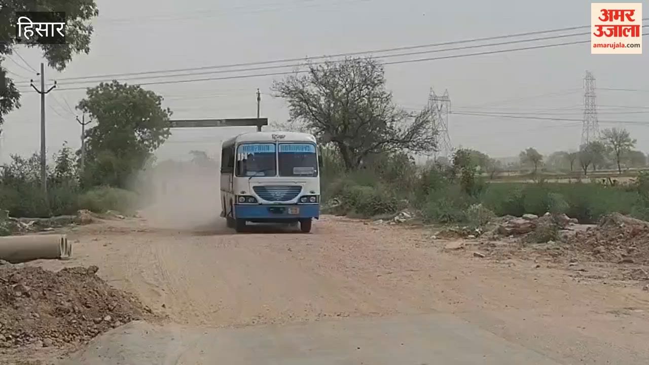 Construction work on the Hansi-Tosham Road has stalled in Hansi due to unavailability of bitumen and labor