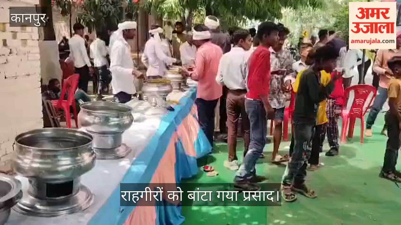 Kanpur Vedic Chants Resound at Birhar Police Post Grand Community Feast Follows Havan and Worship Rituals